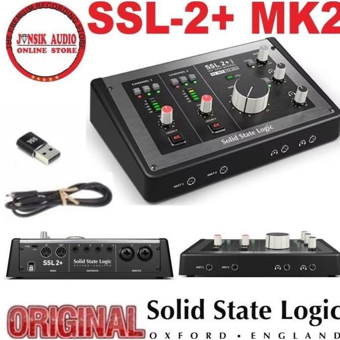 Solid State Logic Ssl2+ Ssl-2+ Ssl 2 Plus Soundcard Usb Berkualitas