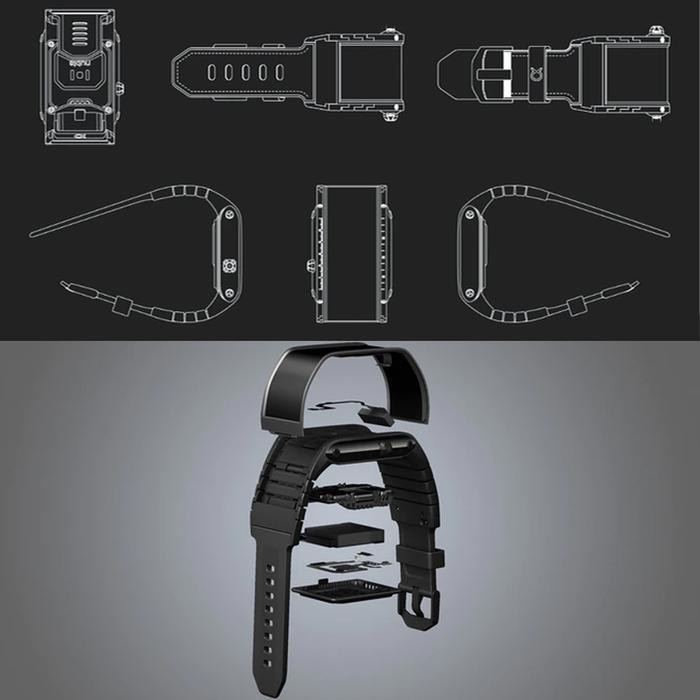 Zjs Nubia Watch Smartwatch 4.01 Flexible Amoled Display