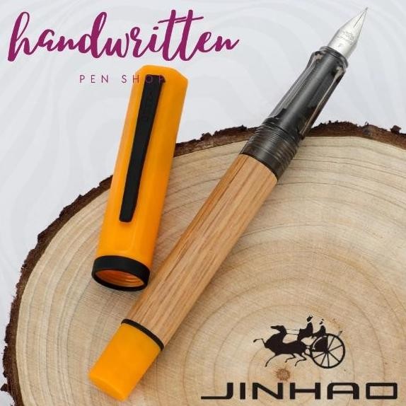 

tersedia pulpen jinhao type 58 kayu original | fountain pen elegant pena kaligrafi