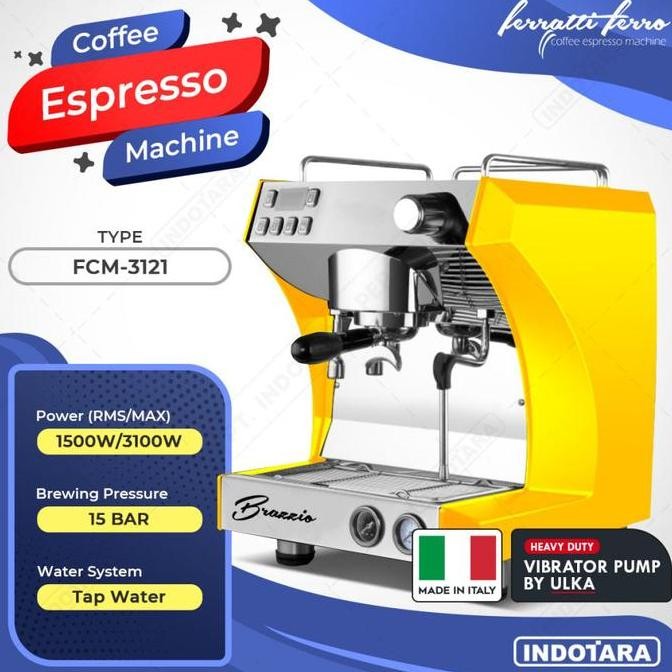 Mesin Kopi Espresso / Espresso Machine Ferratti Ferro Fcm-3121