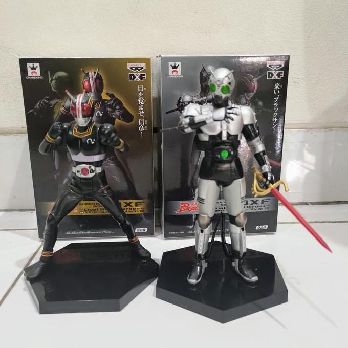 Dxf Dual Solid Heroes Kamen rider black & shadow moon,Ori banpresto