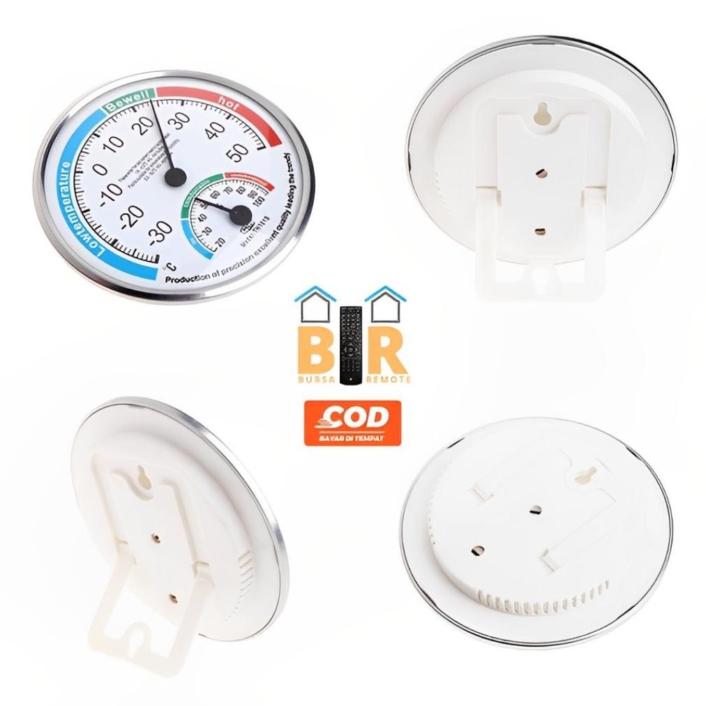 Special Wall Thermometer Alat Pengukur Pengatur Suhu Kelembaban Ruangan Panjang Dan Bulat Hygrometer