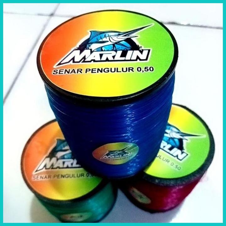 Original Kenur Marlin Besar 0.50 Lsm 2000 Yard Khusus Layangan Besar.