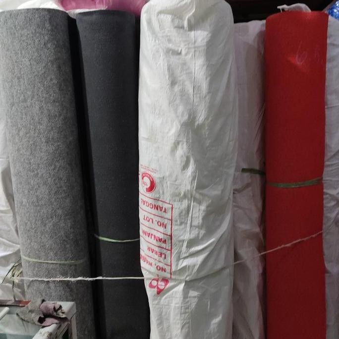 karpet Bludru polos meteran Bintang [ 1roll ]