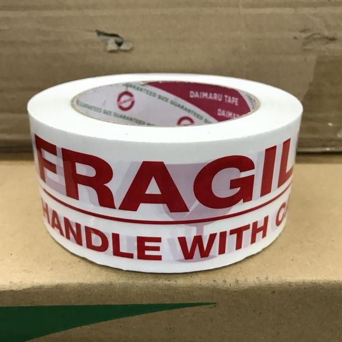 

Daimaru Tape Fragile Handle with Care Panjang 100 Meter