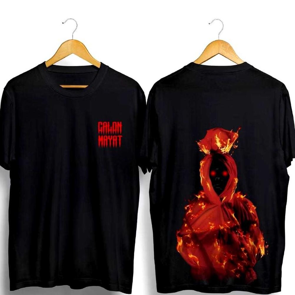 Kaos Pocong Api Calon Mayat Baju Pocong Viral Ready