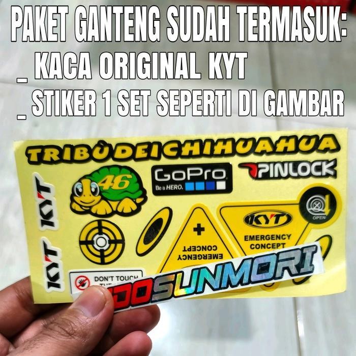 Kyt Galaxy Flat R Paket Ganteng Motorcycle