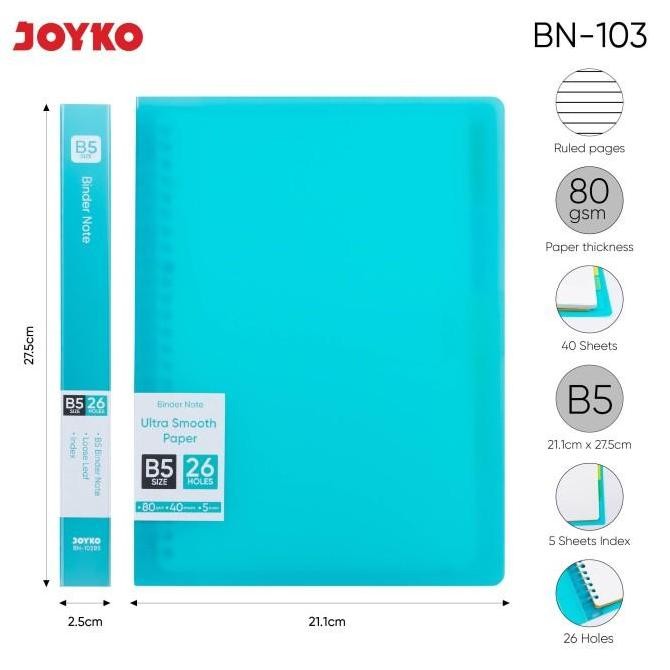 

Sale Binder Note Joyko Bn-103 A5~B5