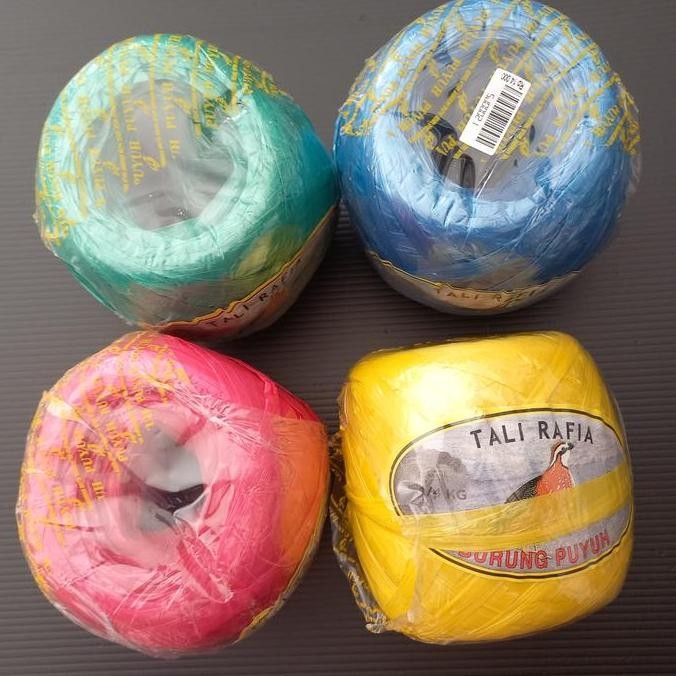 

(:(:(:(] Tali rafia cap burung puyuh 1/4 kg