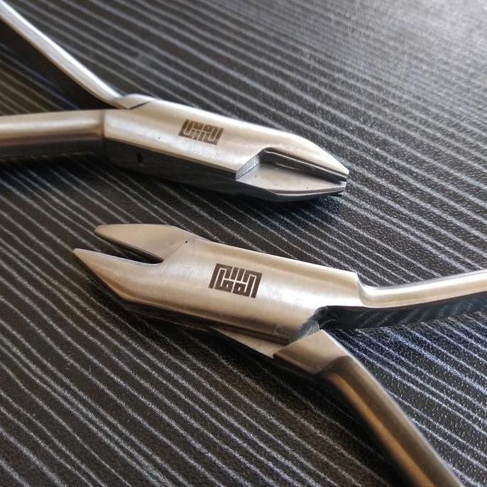 Tang 3 jari Tang Ortho klamer Merc AMMA Dental instrument