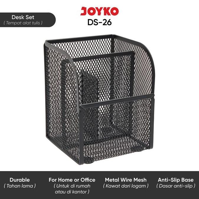 

Sale Desk Set Pen Holder Tempat Alat Tulis Jaring Jala Joyko Ds-26