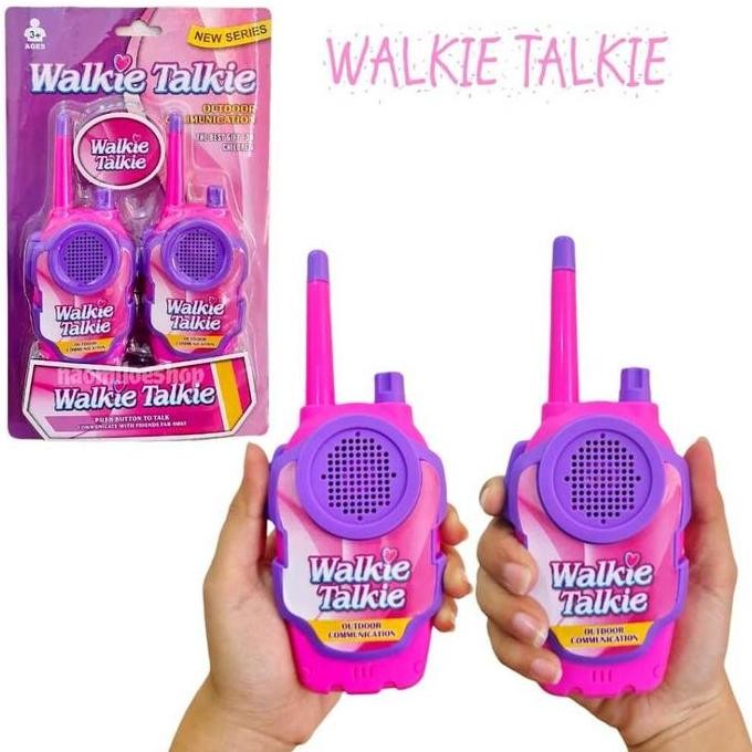 Terbaru Mainan Walkie Talkie Pink Mainan Anak mainan telepon HT Walkie Talkie madi50 dijamin