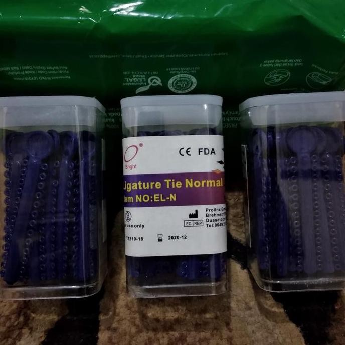 Karet Behel Biru Dongker Isi 40 Stick Power O Ring Merc Creative Original Bahan Ortho