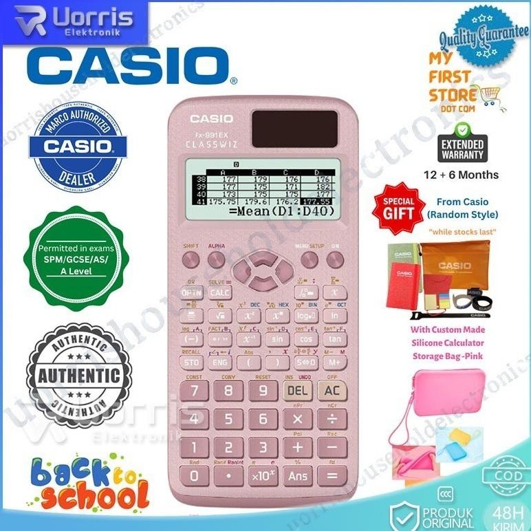 

COD STOCK CASIO FX-991EX - Kalkulator Sekolah/Kuliah - Internasional - Classwiz - 552 fungsi