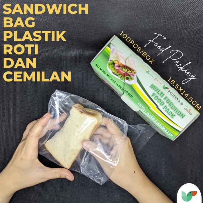 Plastik Bungkus Roti & Sandwich Bag 1 Box isi 100 Lembar