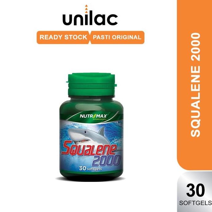Nutrimax Squalene 2000 30 Softgels - Fish Oil Minyak Ikan Squalane Squalen Metabolisme Tubuh