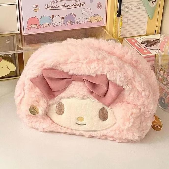 

original tempat pensil sanrio melody kirby kuromi - pencil case karakter lucu original
