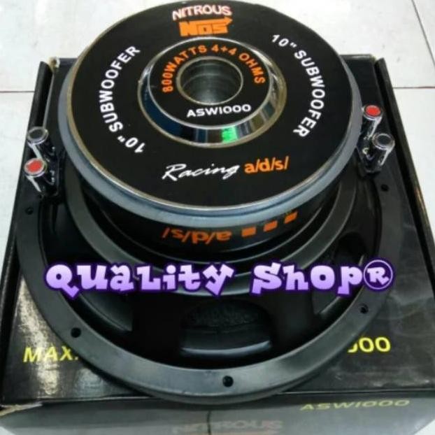 Terlaris Speaker Subwoofer Ads Nos 10 Inch Double Coil
