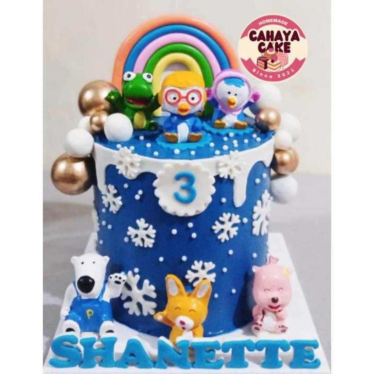 

Promoo!! Kue Ulang Tahun Pororo / Pororo Cake / Kue Ultah Karakter Pororo