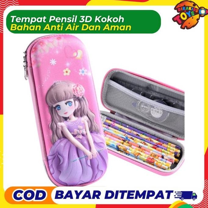 

original [spesial live] tempat pensil 3d karakter viral anak sekolah