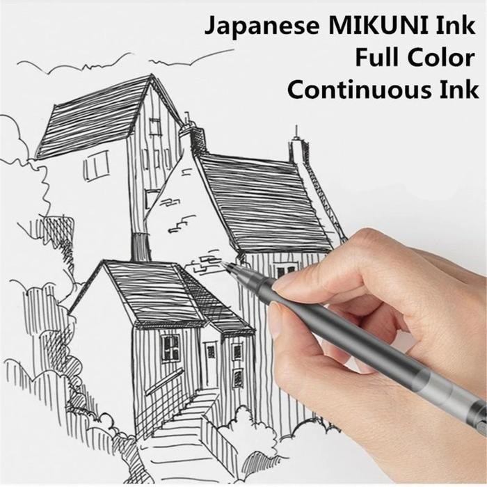 

Sp Mi Gelpen Balpoint Super High Capacity Gel Pen 10Pcs - Alat Tulis Pulpen Pena