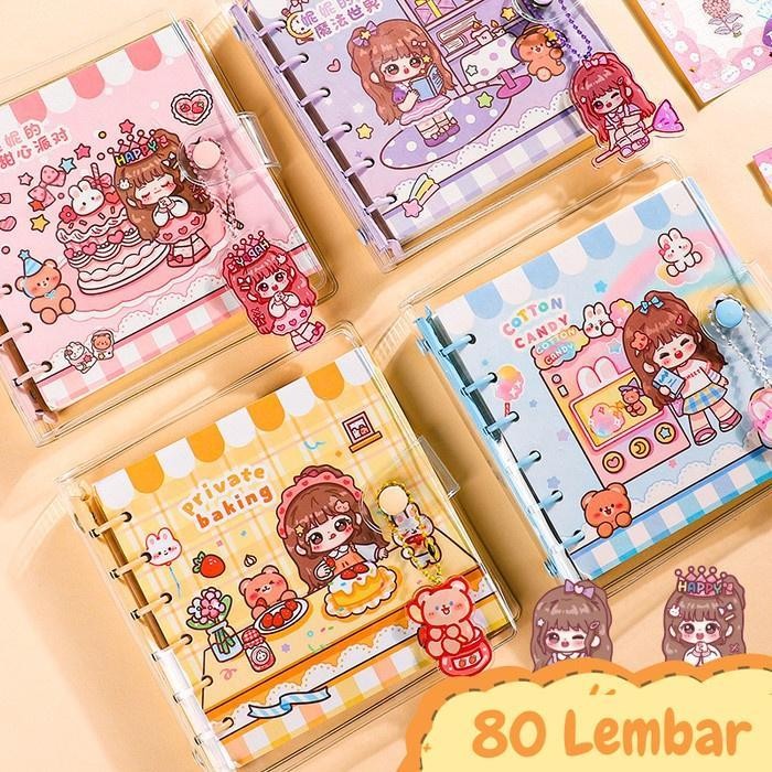 

Sp Buku Binder Mini Buku Catatan Diary Notebook Journal Agenda St0036 Stationery Kertas Waterproof Paper