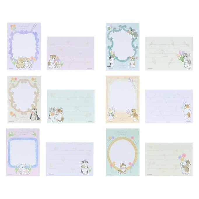 

Mini Memo Pad Mofusand Spring Garden Cat Neko Bandai Namco Note Kecil Limited Edition
