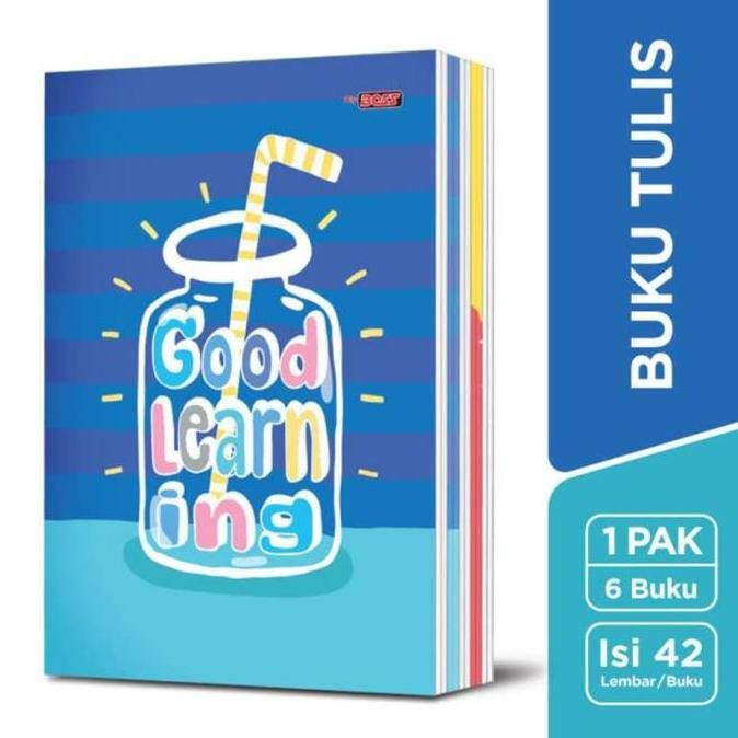 

Buku Tulis Big Boss 42 Lembar | Buku Tulis Sekolah Sd Smp Sma Smk ( 1 Pack Isi 6 Buku )