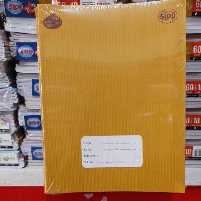 

(Kraft 60) Buku Tulis Sinar Dunia Sidu Kraft 60 Lembar Kwarto (1 Pack Isi 10 Buku) (S:Pack) Paper Stationery