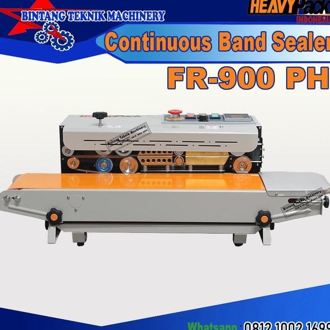 Continuous Band Sealer Fr-900 Mesin Sealer Kemasan Plastik