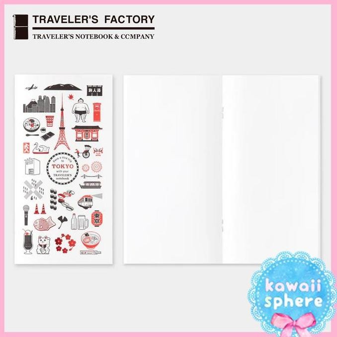 

Traveler'S Notebook Tokyo Edition Refill Tokyo (Plain / Blank) | Travelers Notebook Regular Size Limited Edition 2024 | Tn Refill