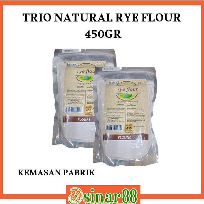 

*****] TRIO NATURAL RYE FLOUR 450GR