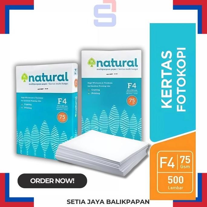 

Produk Unggulan] Kertas HVS NATURAL 75 gsm
