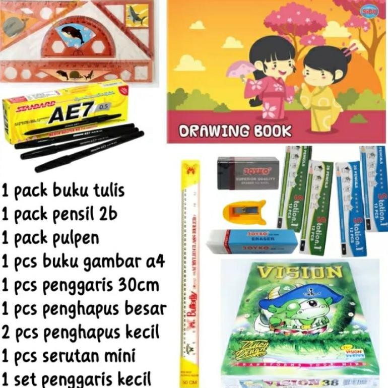 

PAKET BUKU KOMPLIT PERLENGKAPAN SEKOLAH