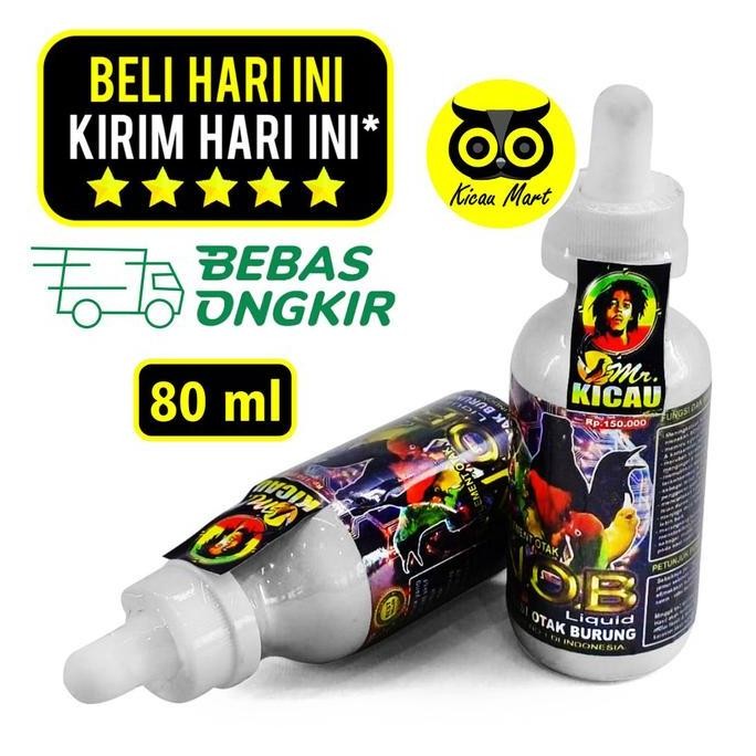 Produk Terbaik] KICAU MART NOB Liquid Nutrisi Otak Burung Multivitamin Doping Booster Obat Gacor Bur