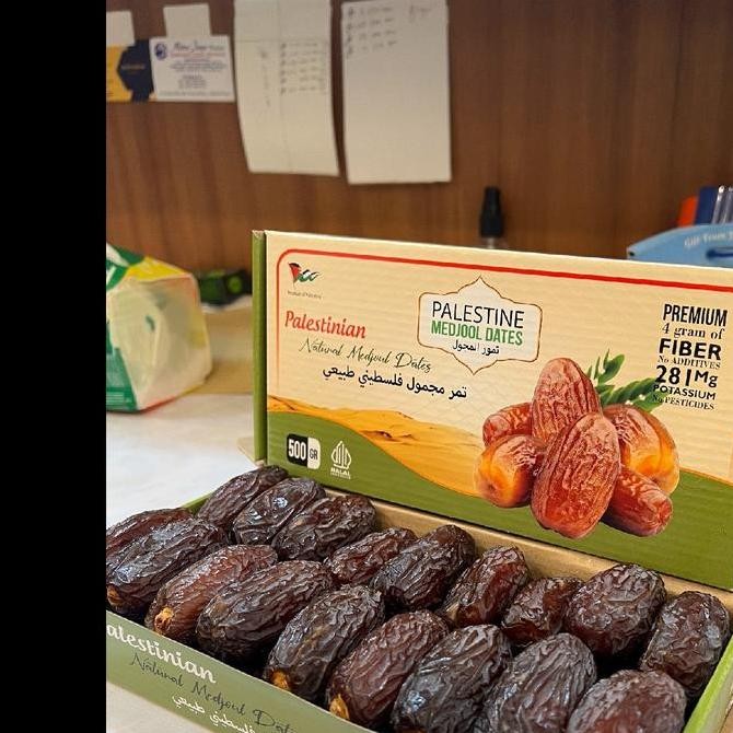 

Kurma Medjol Palestin Jumbo 1kg Natural Delight Premium - Makanan Snack - Food HS