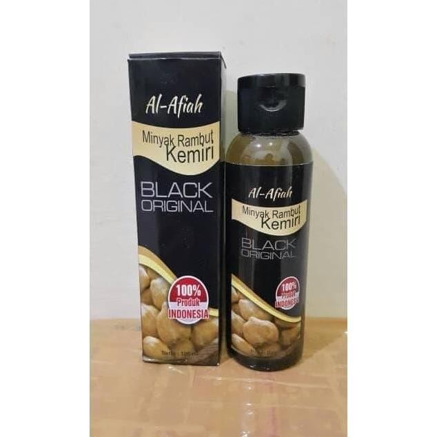 Minyak Rambut Kemiri Black Original Al Afiah Bpom ( Penyubur Rambut )