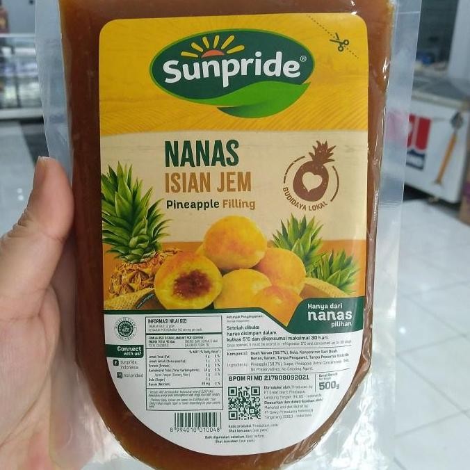 

monggo] Selai Sunpride Nastar (isian Nastar) 500gr