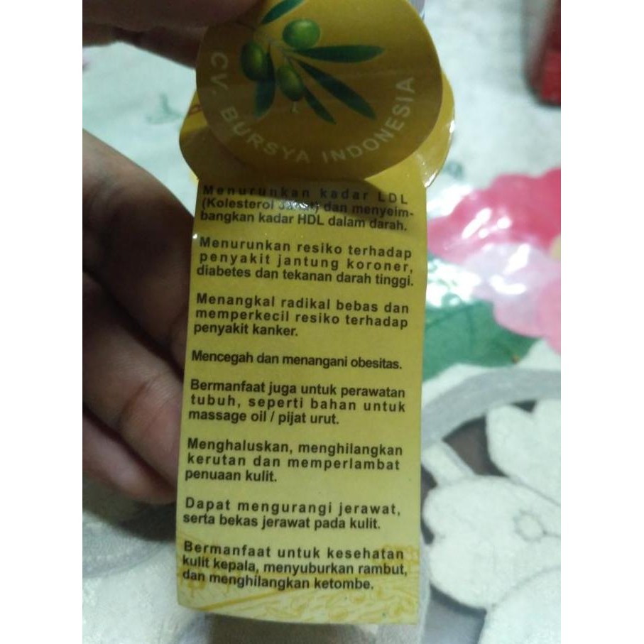 

Minyak Zaitun Olive Oil Rumman 80 Ml 80Ml Mirip Le Richie Bisa Diminum