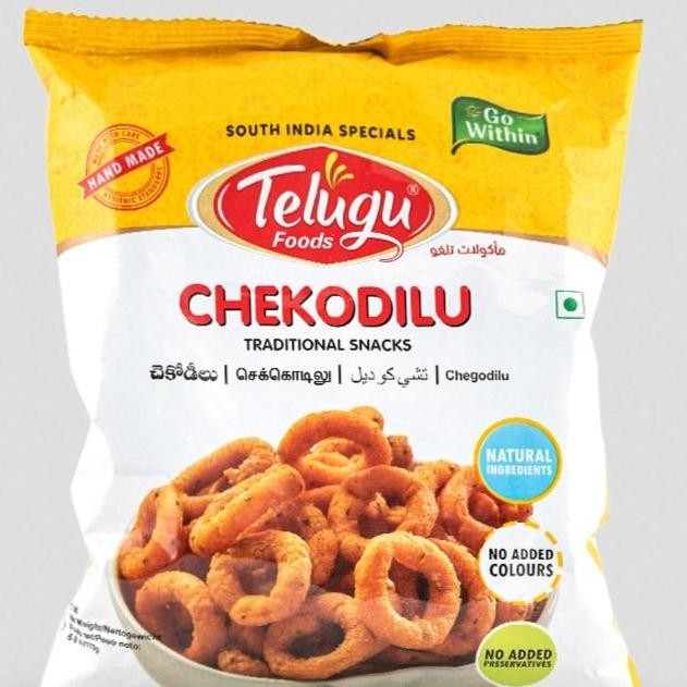 

Open DS] TELUGU FOODS CHEKODILU 170 GR