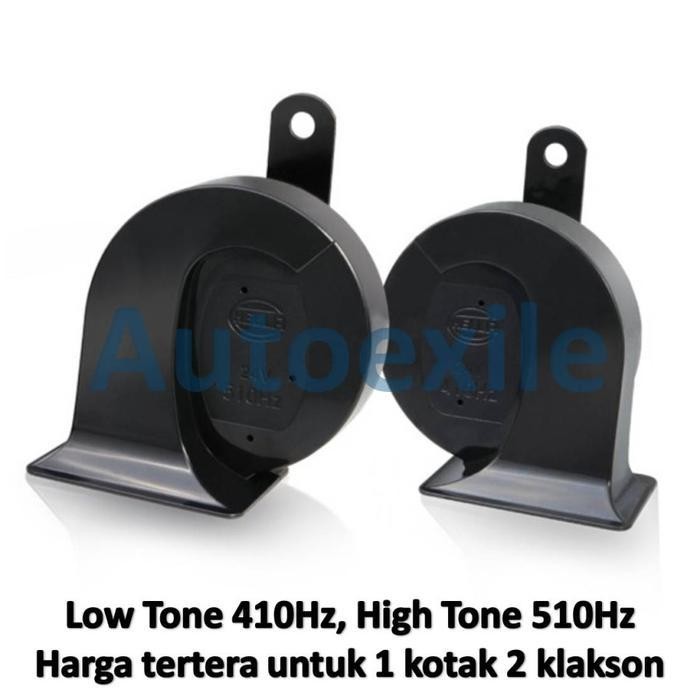 Hella Te30 Set 24V Trumpet Horn Harmonic Klakson Keong Truk Dc24V Original Dan Terpercaya
