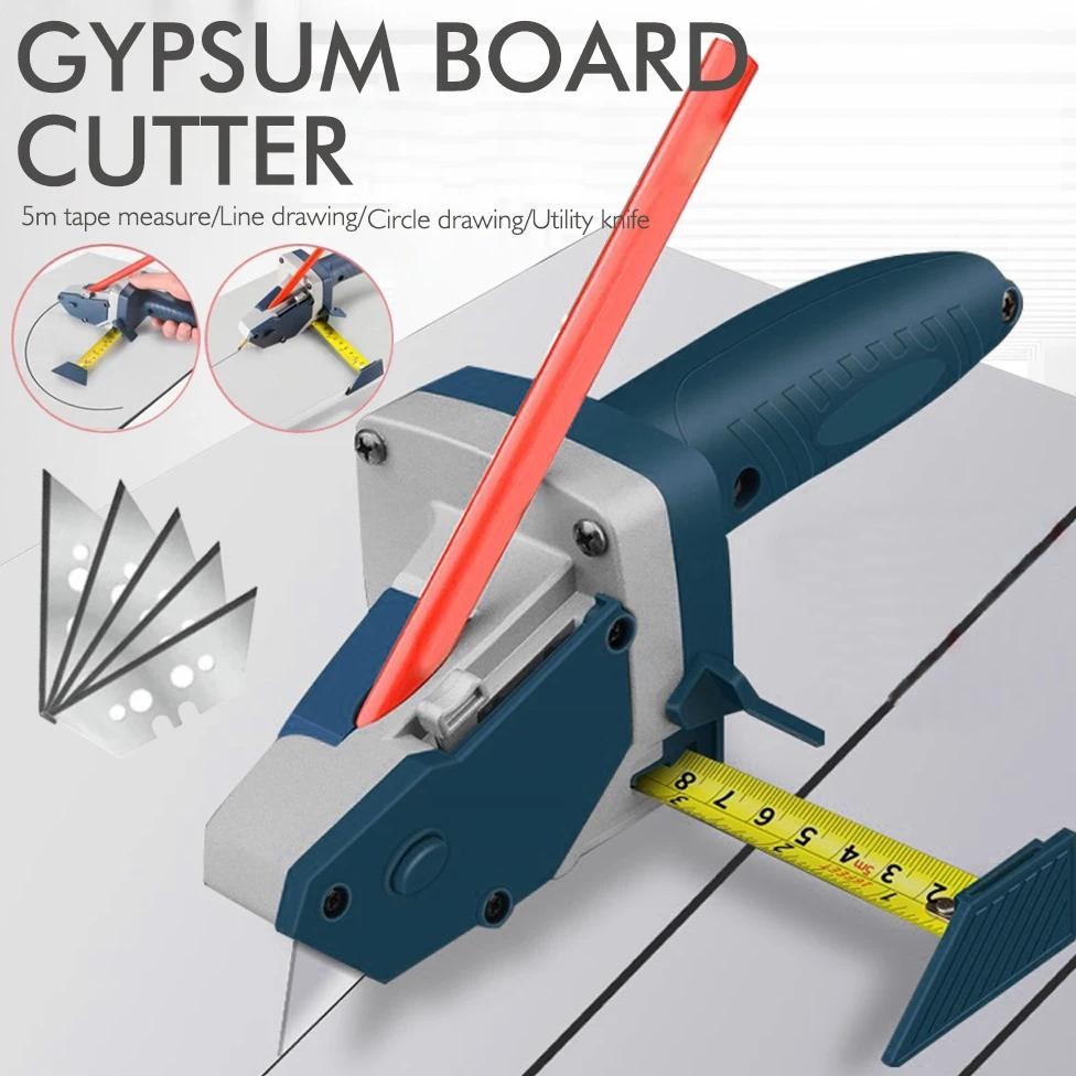 

Woodworking Gypsum Board Cutting Tool Manual Cutting Scriber Drywall Cutting Tools With Tape Measure Blade