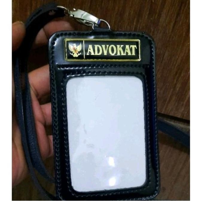

Dompet Id Card Advokat Name Tag Kulit Resmi Kartu Identitas Peradi Original
