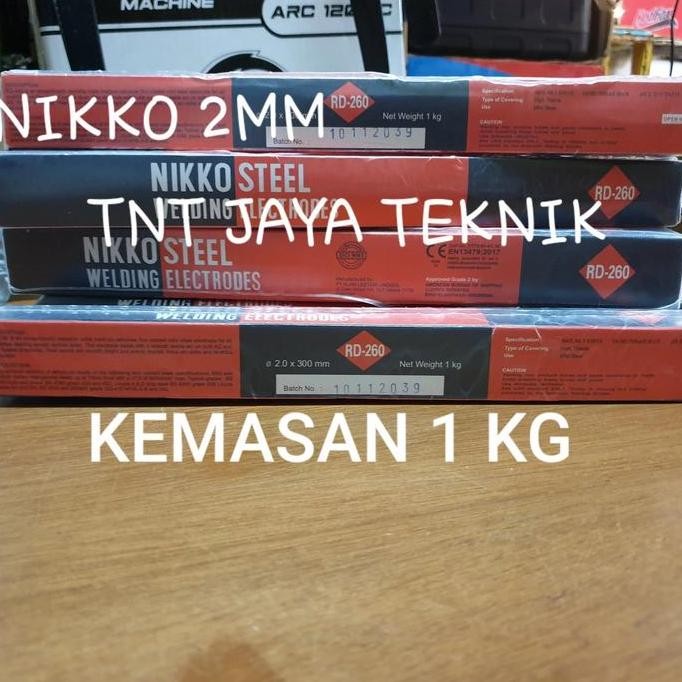 KAWAT LAS NIKKO STEEL RD 260 2 MM / KAWAT LAS NIKKO RD260 2MM