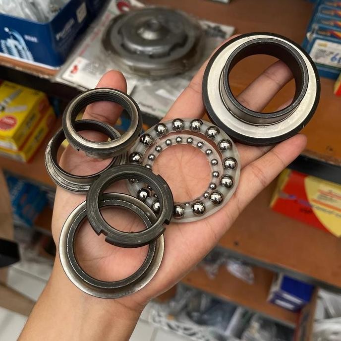 +%+%+%] Komstir Set Fork Vespa Vbb Kongo Tahun Tua Original Part