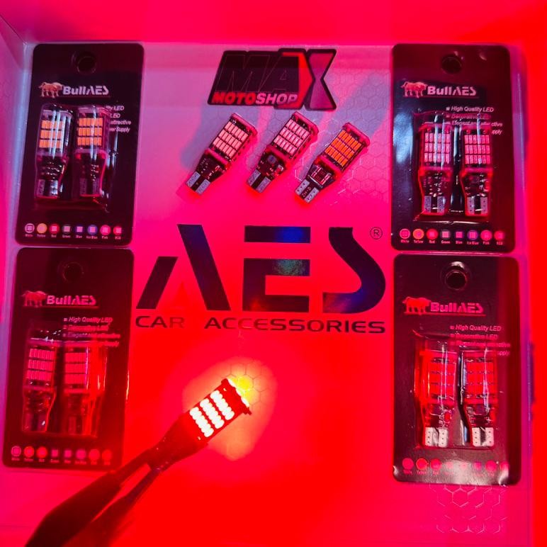 Xd27 Lampu Led T10 45 Smd Superbright Merk Bullaes Sein Dajjal Harga Sepasang