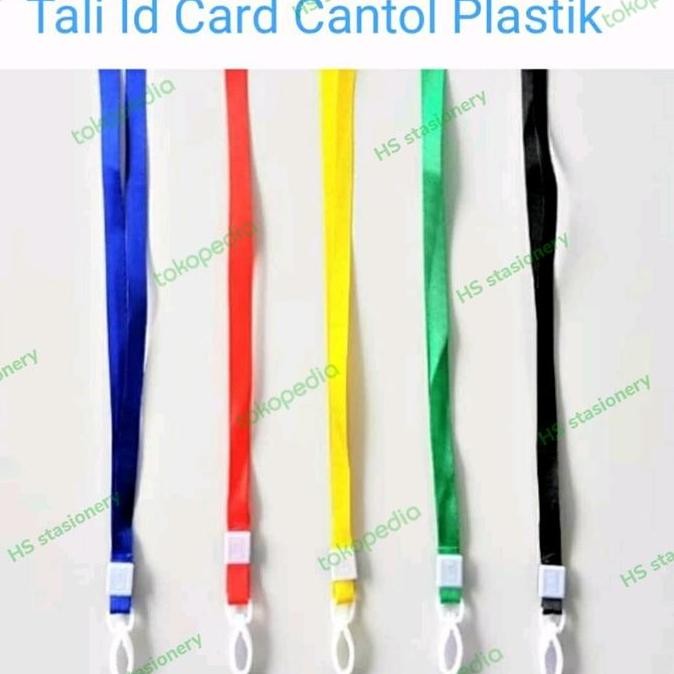 

Tali Id Card Kait Plastik / Tali Cantol / Tali Gantungan Name Tag Original