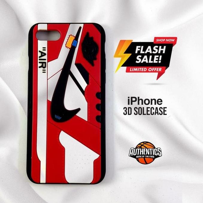 iPhone 3D sole case - Air Jordan 1 x OFF WHITE Chicago Terlaris