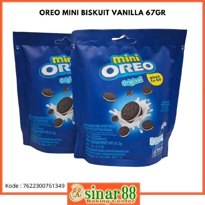 

_^_^_^] OREO MINI BISKUIT VANILA 67GR