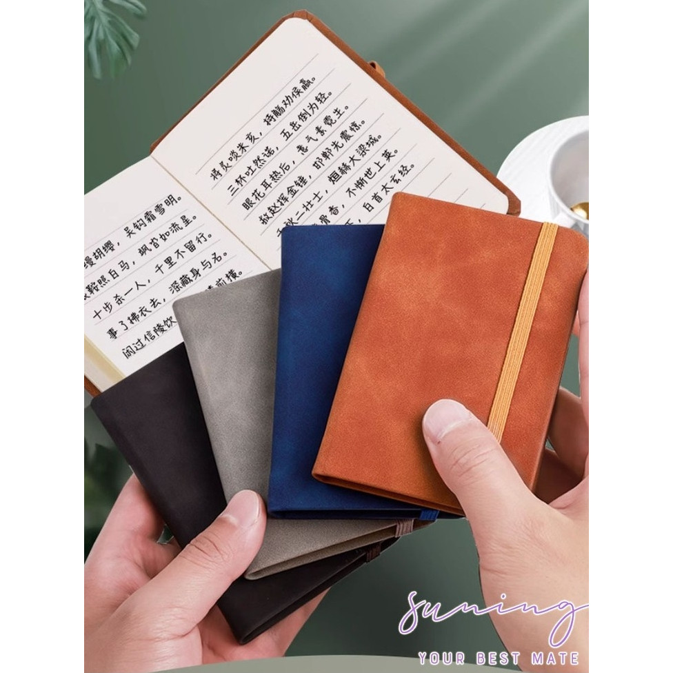 

PU Notebook mini portabel A7 notepad portabel tebal-100 lembar